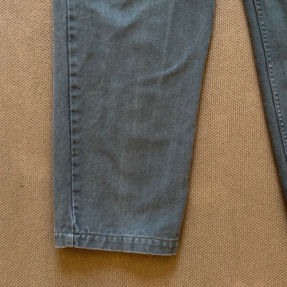 Vintage 90s Lakewoods Bay Green Denim Pants - Picture 5 of 15